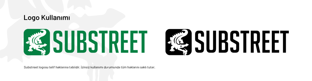 Substreet Logo Kullanımı